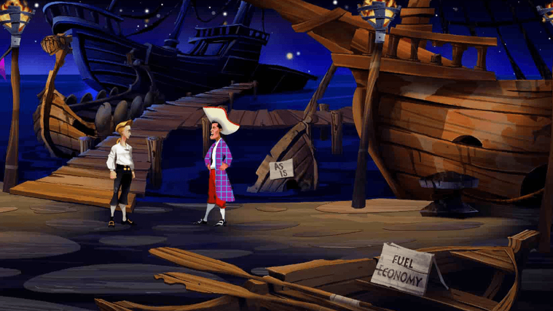 The Secret of Monkey Island background