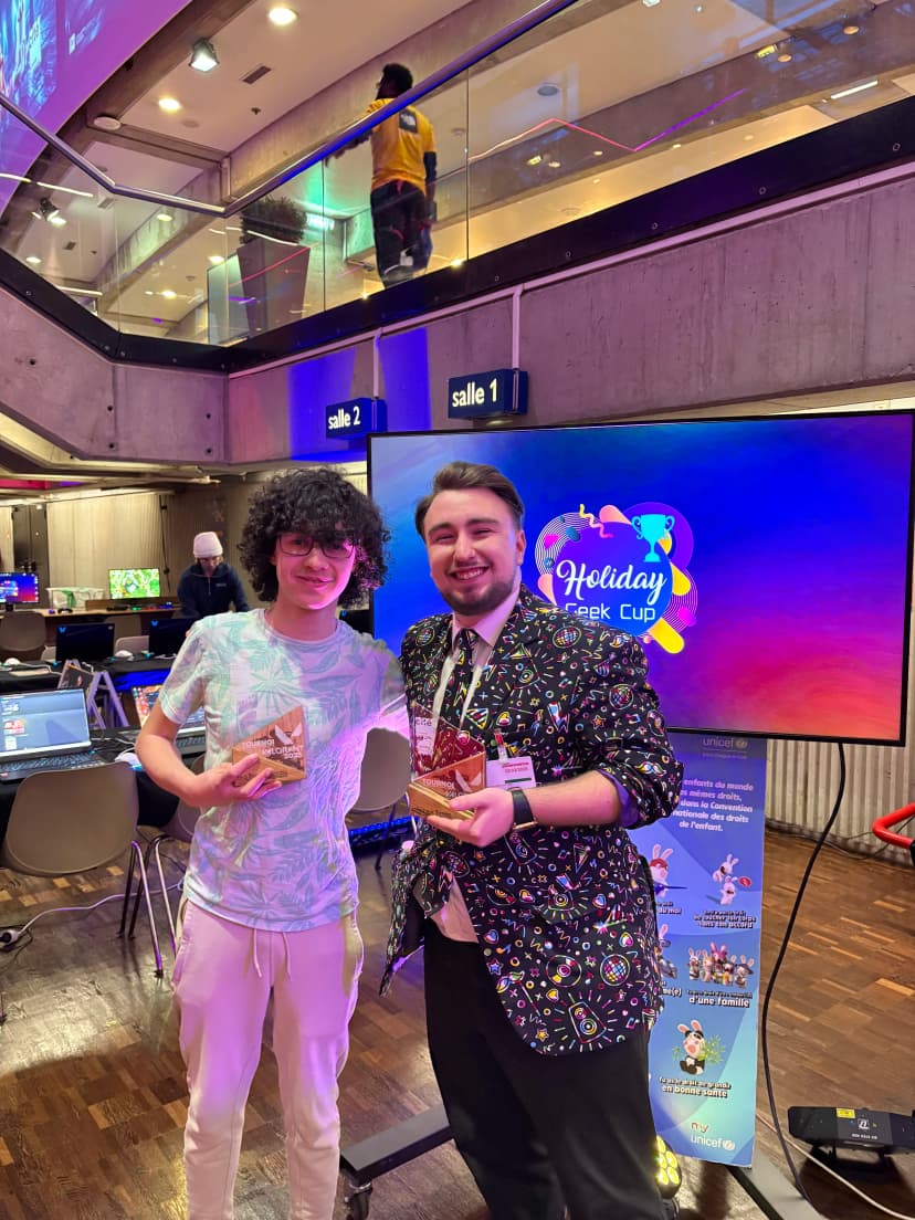 Vainquer du tournoi au côté de Disco Devil lors des Valorant Series à la Cité des Sciences 2025