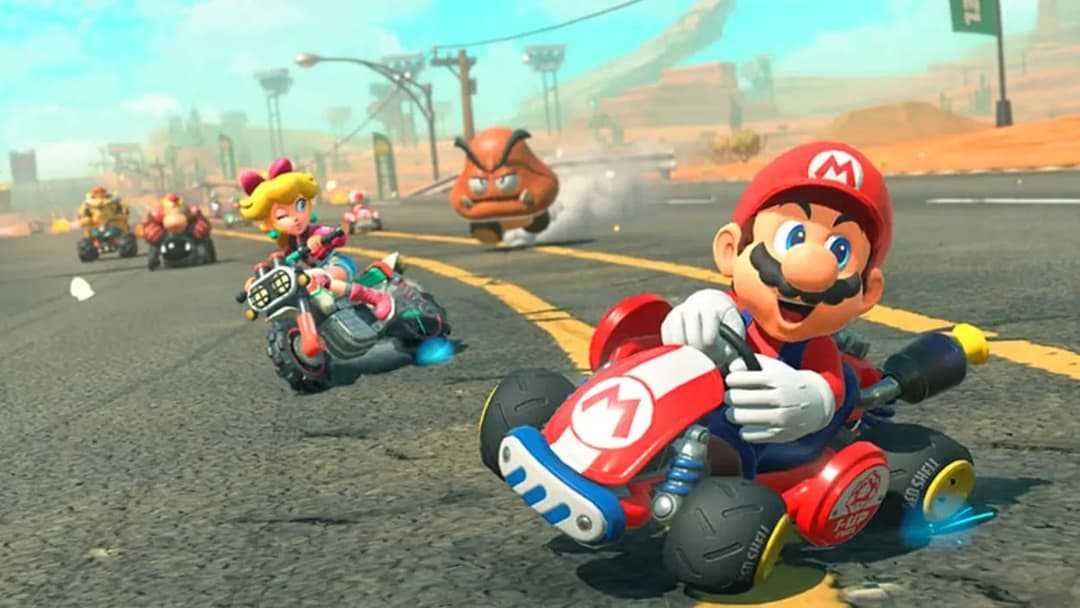 Mario Kart World background